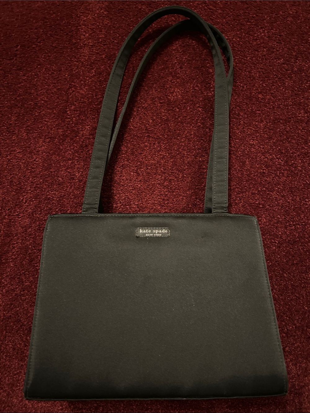 Vintage kate spade Black Satin Shoulder Bag
